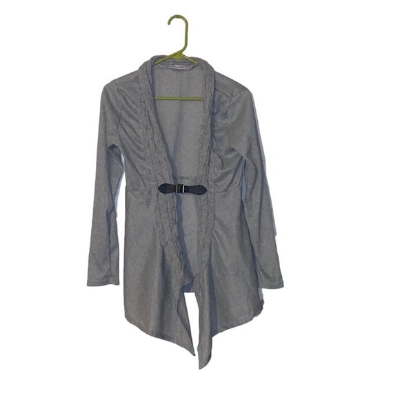 Cellabie open front cardigan with buckle - Picture 1 of 7